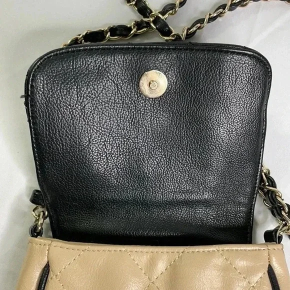 Aldo Black Cream Crossbody Purse - Picture 8 of 14